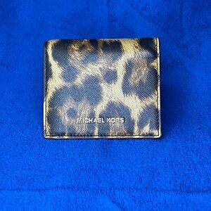 Michael Kors Leopard Print Wallet